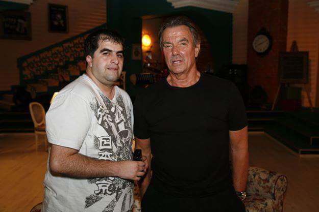 Gelu Chelu si Eric Braeden Victor Newman The young and the restless